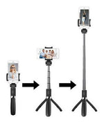 Carregar imagem no visualizador da galeria, Bastão Tripé Mini 360º Pau De Selfie Bluetooth 3em 1 Celu
